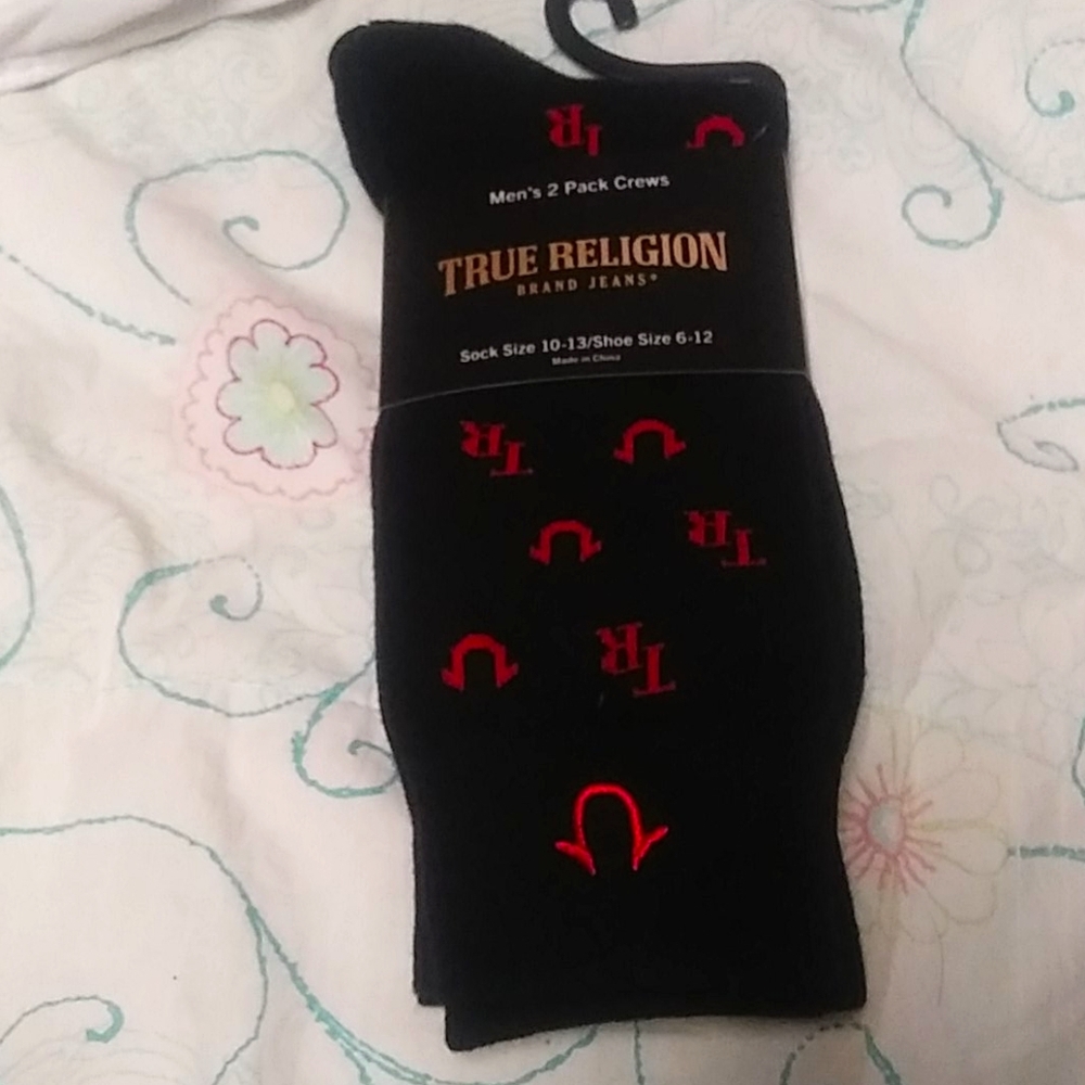Tru religion socks 2 pairs for 35